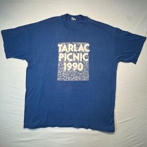 Vintage T Shirt 1990 Tarlac Picnic Stedman Super 50 Promo Tee Mens XXL USA